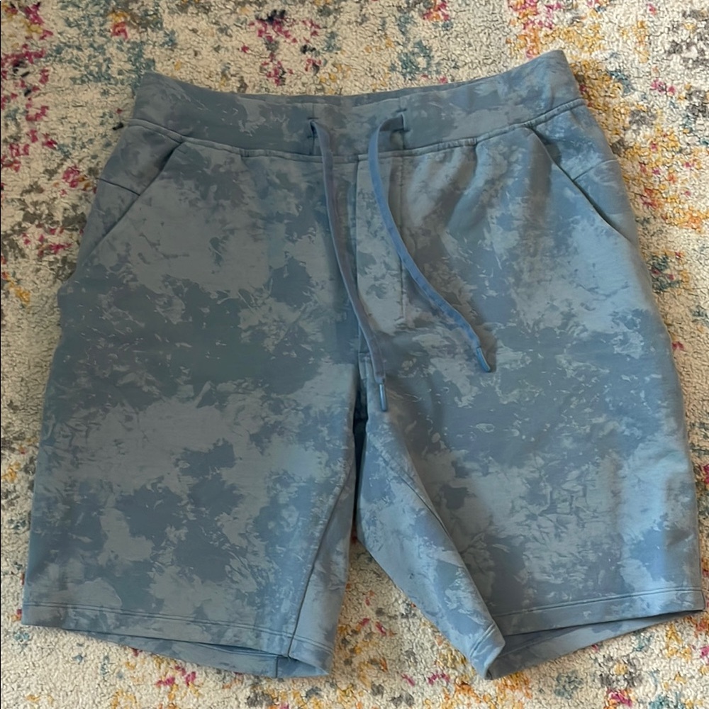 Lululemon Men's Blue Camouflage Shorts